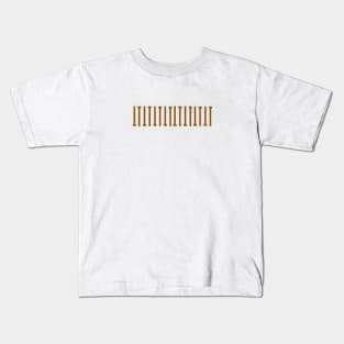 Screw Array, Brass Kids T-Shirt